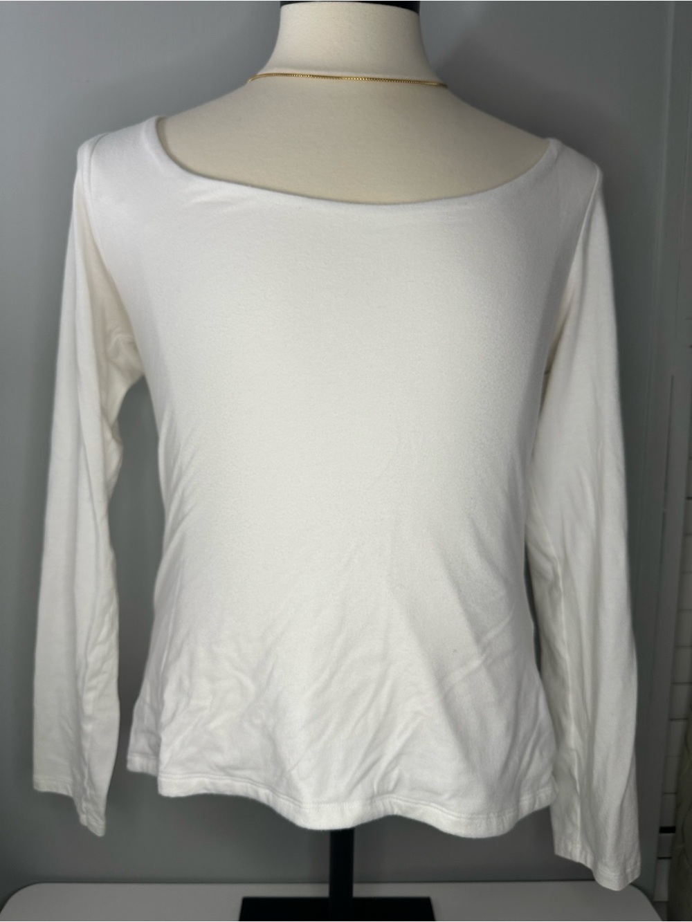 Banana Republic Scoop Neck Long-Sleeve Top